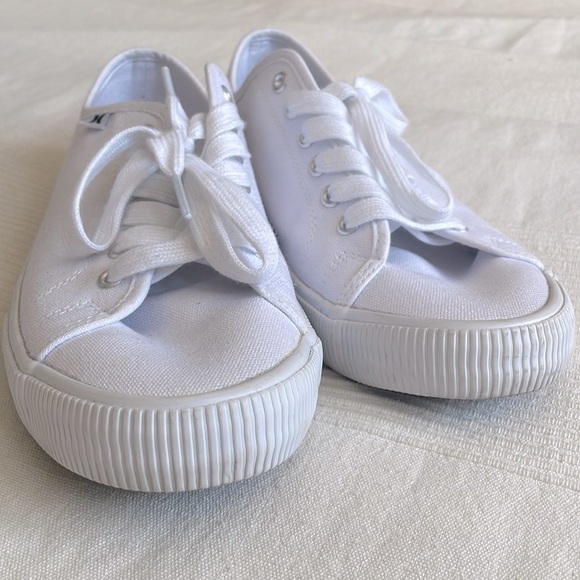 𝅺hurley Ceta Lace Up Casual White Sneakers Size 9.5M - Picture 5 of 7